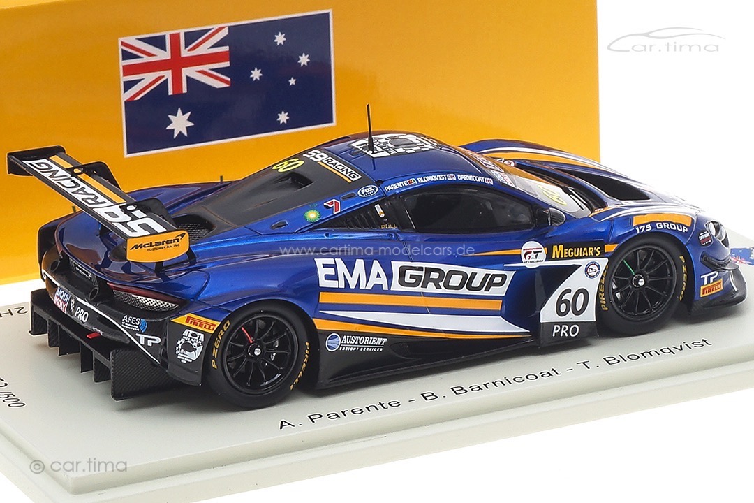 McLaren 720S GT3 12h Bathurst 2020 Barnicoat/Blomqvist/Parente Spark 1:43 AS045