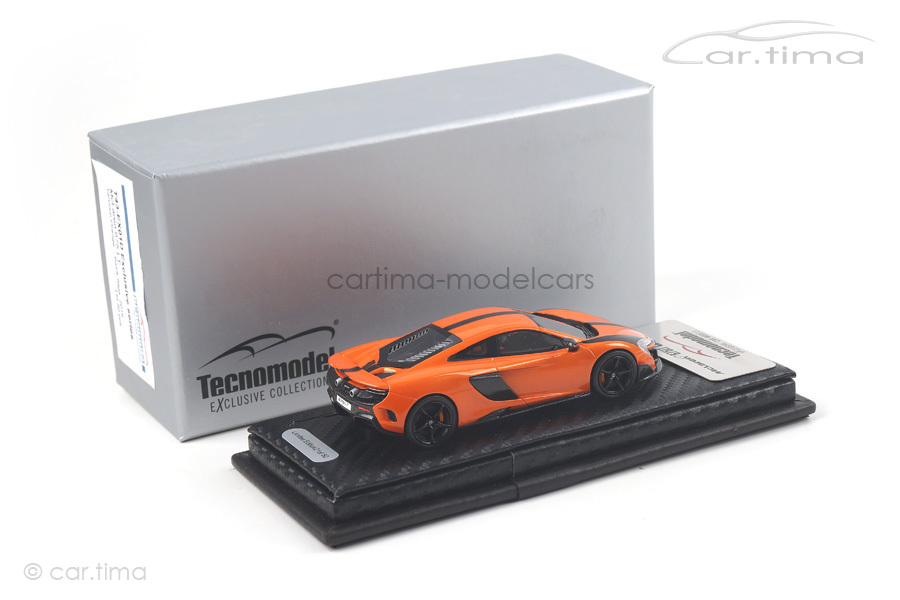 McLaren 675 LT Taracco orange Tecnomodel 1:43 T43-EX01D McLaren 675 LT Taracco orange Tecnomodel 1:43 T43-EX01D