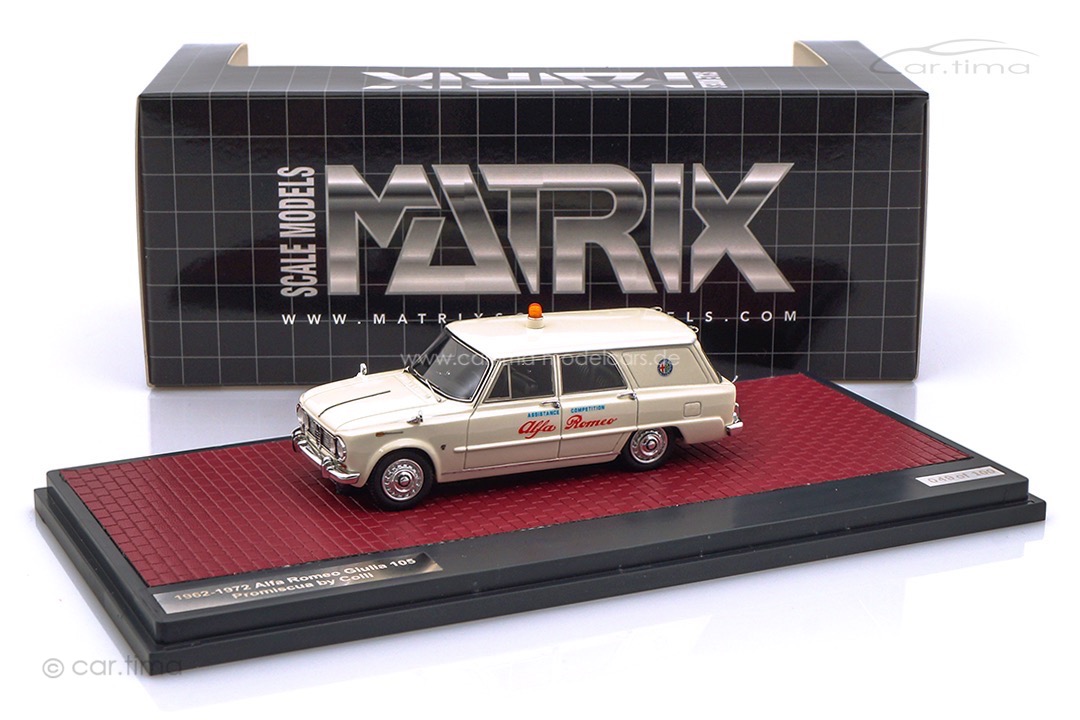 Alfa Romeo Giulia (Typ 105) Carrozzeria Colli Assistance Competition Matrix 1:43 MX40102-161