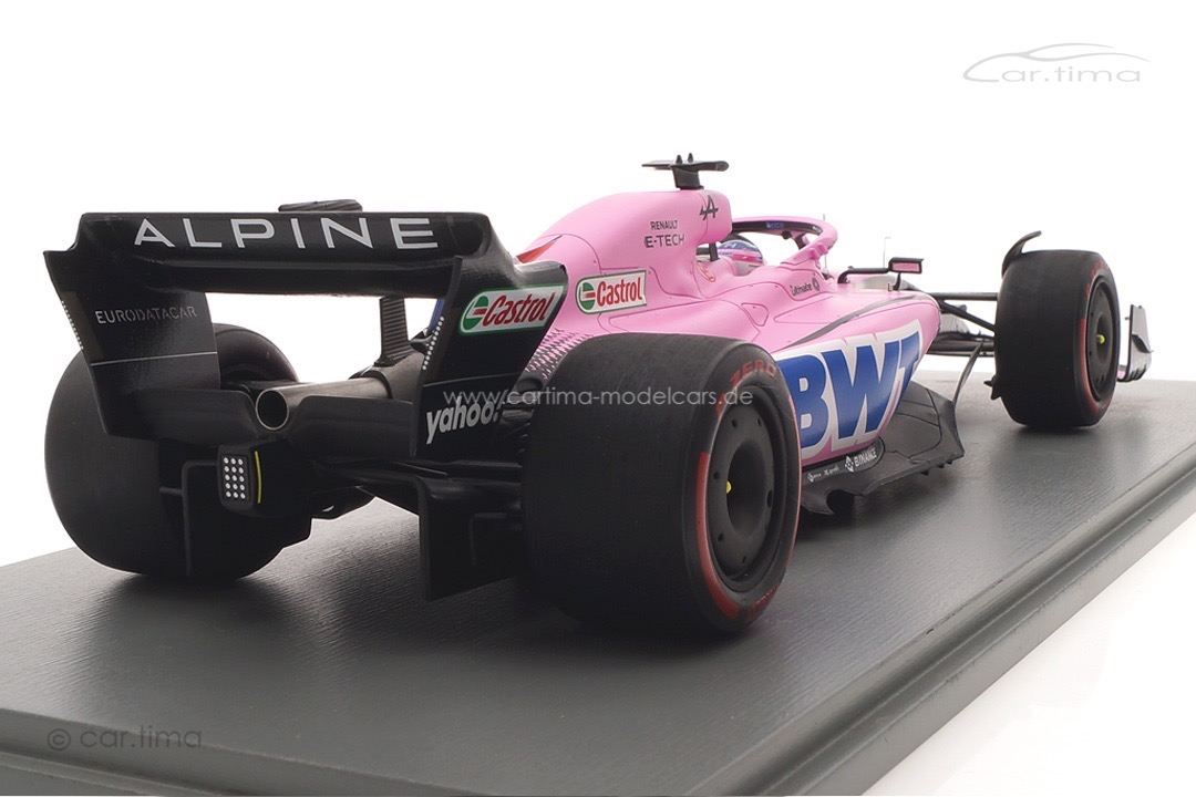 Alpine A522 GP Bahrain 2022 Fernando Alonso Spark 1:18 18S752 Alpine A522 GP Bahrain 2022 Fernando Alonso Spark 1:18 18S752