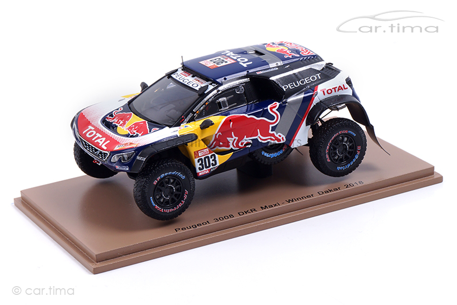 Peugeot 3008 DKR Maxi Winner Dakar 2018 Sainz/Cruz Spark 1:43 S5622