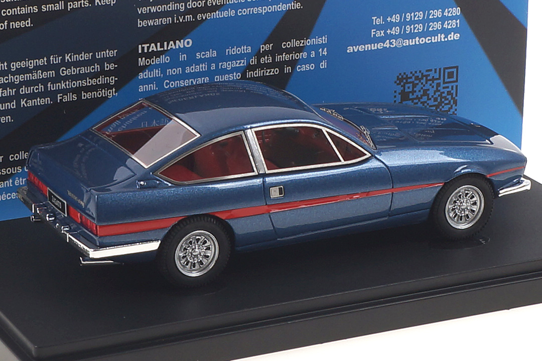 Volvo GTZ Zagato blau Avenue43 1:43 60055 Volvo GTZ Zagato blau Avenue43 1:43 60055