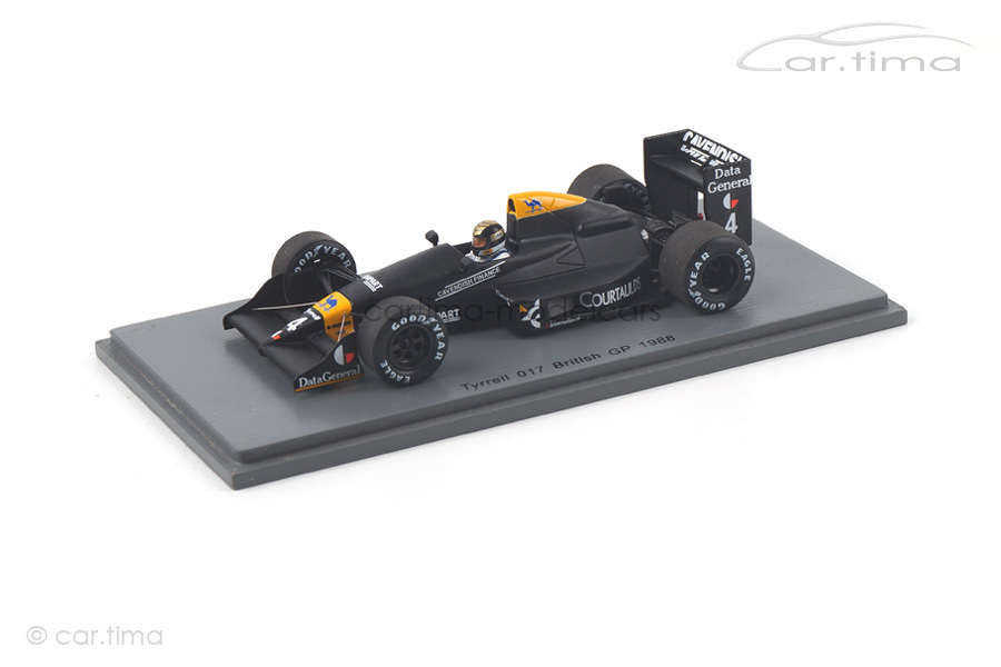 Tyrrell 017 GP Großbritannien 1988 Julian Bailey Spark 1:43 S4863 Tyrrell 017 GP Großbritannien 1988 Julian Bailey Spark 1:43 S4863