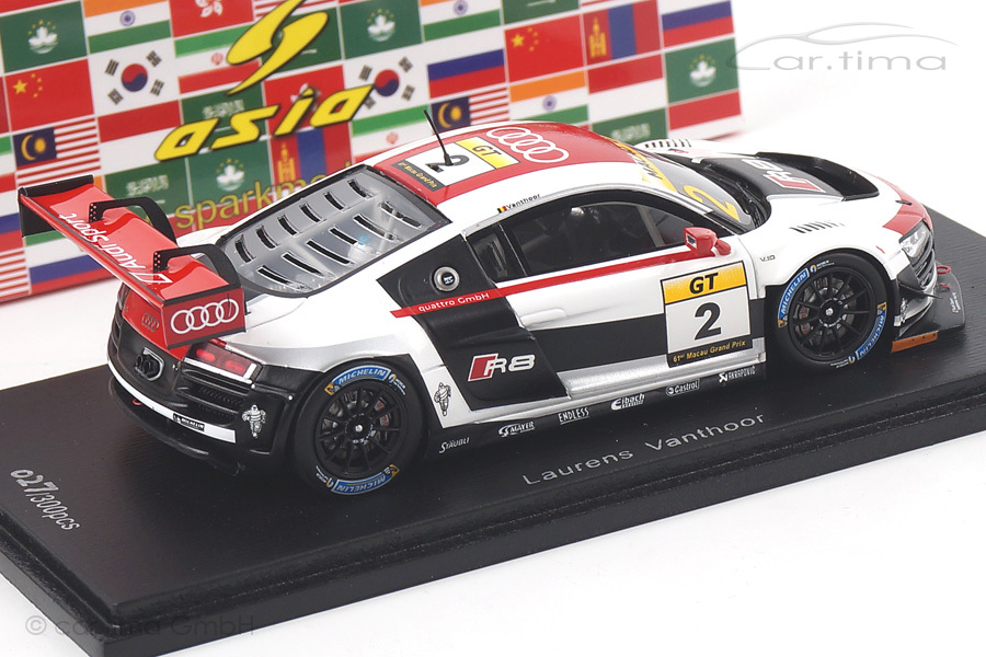 Audi R8 LMS Ultra Macau GP GT Cup 2014 Laurens Vanthoor Spark 1:43 SA071