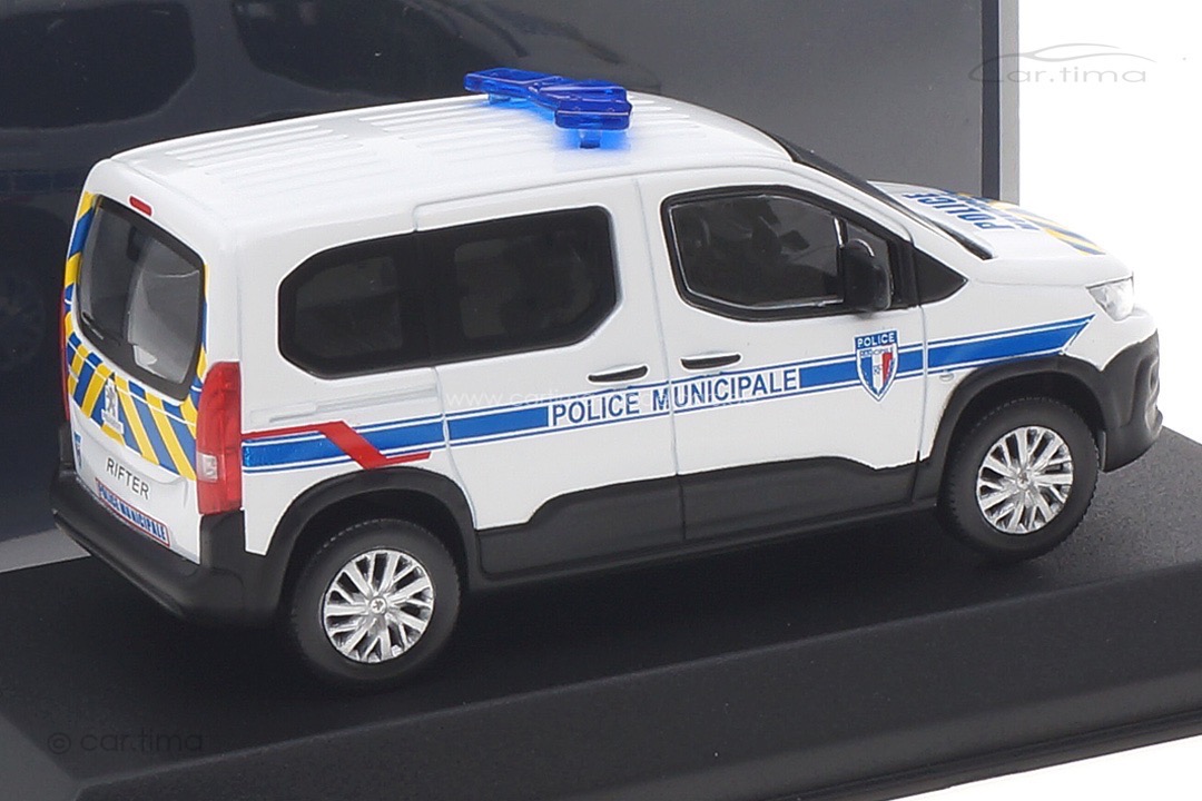 Peugeot Rifter 2019 Police Municipale weiß/blau/gelb Norev 1:43 479068
