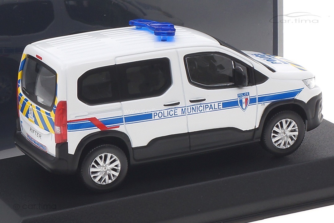 Peugeot Rifter 2019 Police Municipale weiß/blau/gelb Norev 1:43 479068 Peugeot Rifter 2019 Police Municipale weiß/blau/gelb Norev 1:43 479068