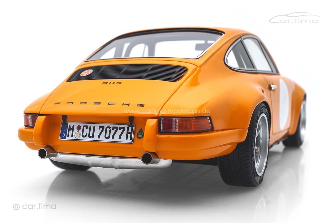 Porsche 911 S Signalorange Curves Magazin car.tima 1:18 CAR01822005