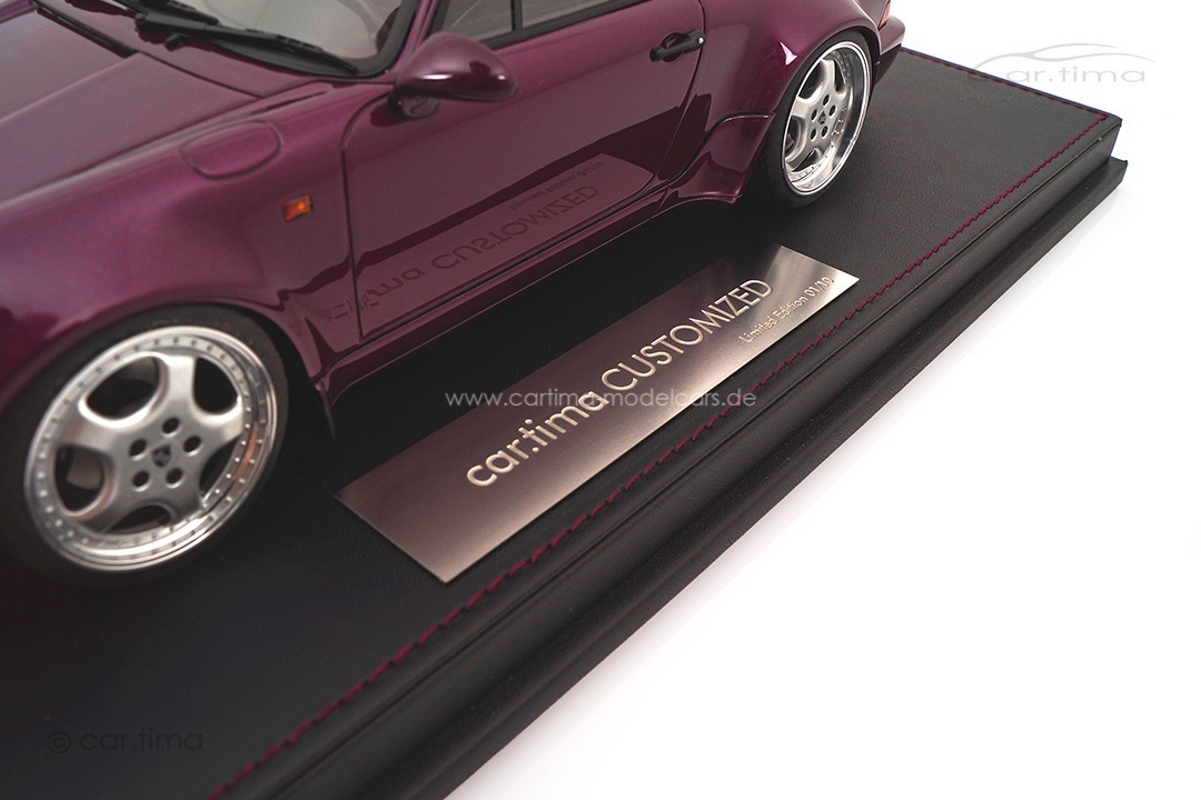 Porsche 911 (964) Carrera 4 WTL Amethyst met. Speedline Alufelgen car.tima CUSTOMIZED 1:18