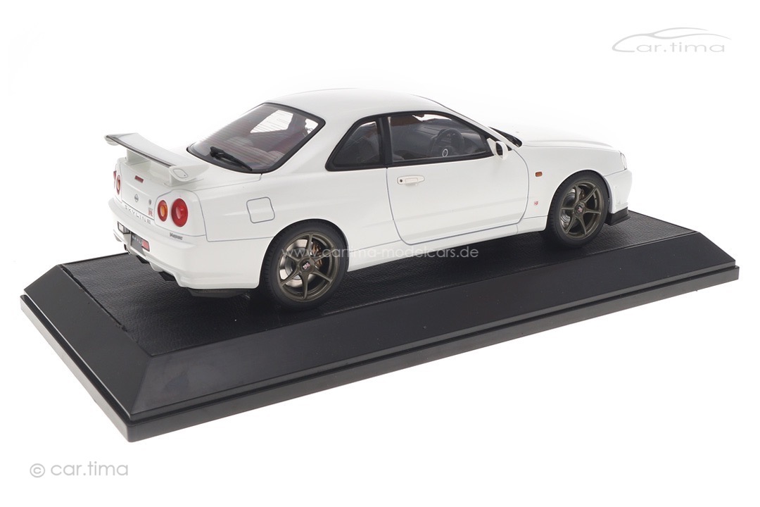 Nissan Skyline GT-R V-spec (BNR34) White Hobby Japan 1:18 HJ1809W