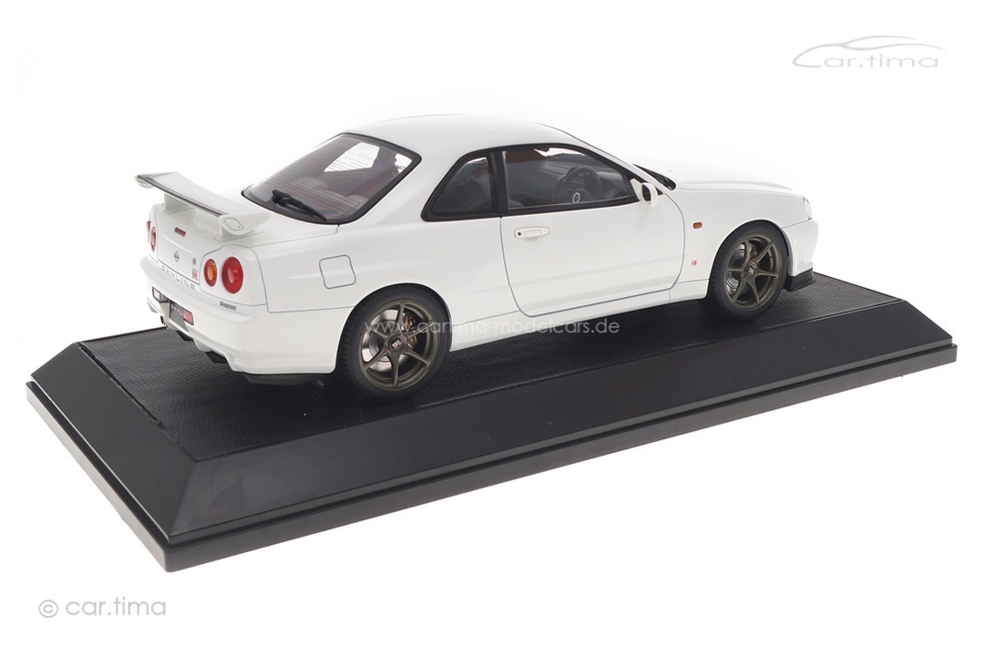 Nissan Skyline GT-R V-spec (BNR34) White Hobby Japan 1:18 HJ1809W Nissan Skyline GT-R V-spec (BNR34) White Hobby Japan 1:18 HJ1809W
