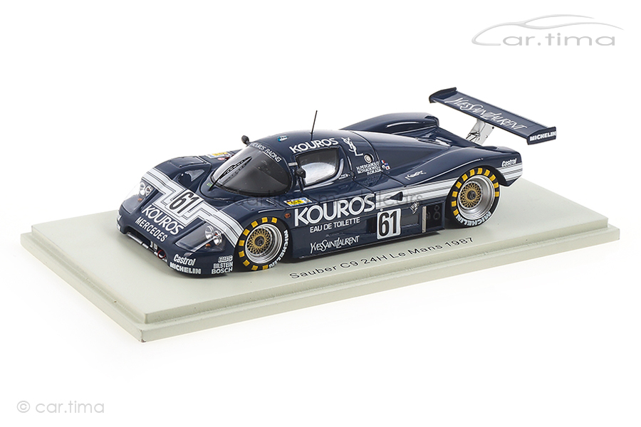 Sauber C9 24h Le Mans 1987 Okada/Pescarolo/Thackwell Spark 1:43 S1257 Sauber C9 24h Le Mans 1987 Okada/Pescarolo/Thackwell Spark 1:43 S1257