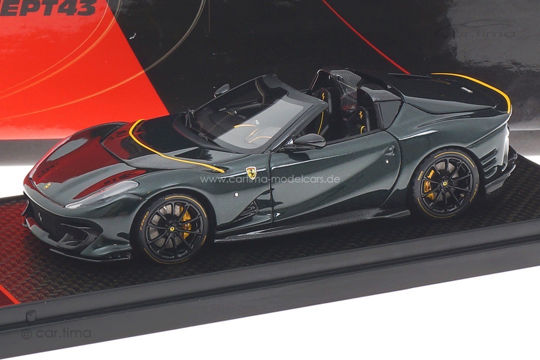 Ferrari 812 Competizione A Green Zeltweg BBR 1:43 BBRC263O Ferrari 812 Competizione A Green Zeltweg BBR 1:43 BBRC263O