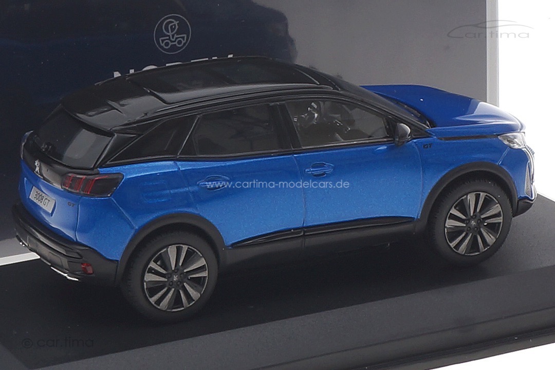 Peugeot 3008 GT Black Pack 2021 Vertigo Blue Norev 1:43 473919 Peugeot 3008 GT Black Pack 2021 Vertigo Blue Norev 1:43 473919