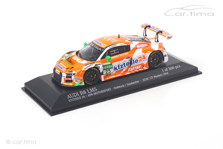 Audi R8 LMS GT Masters 2016 Dobitsch/Sandström Minichamps 1:43 437161125