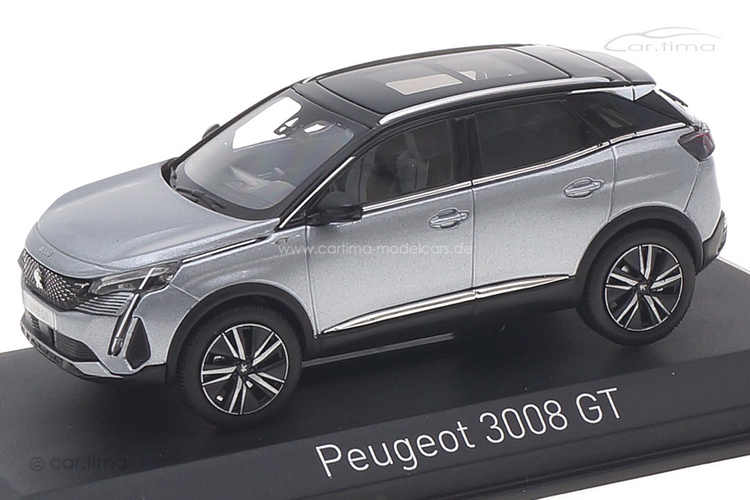 Peugeot 3008 GT 2021 Artense Grey Norev 1:43 473918