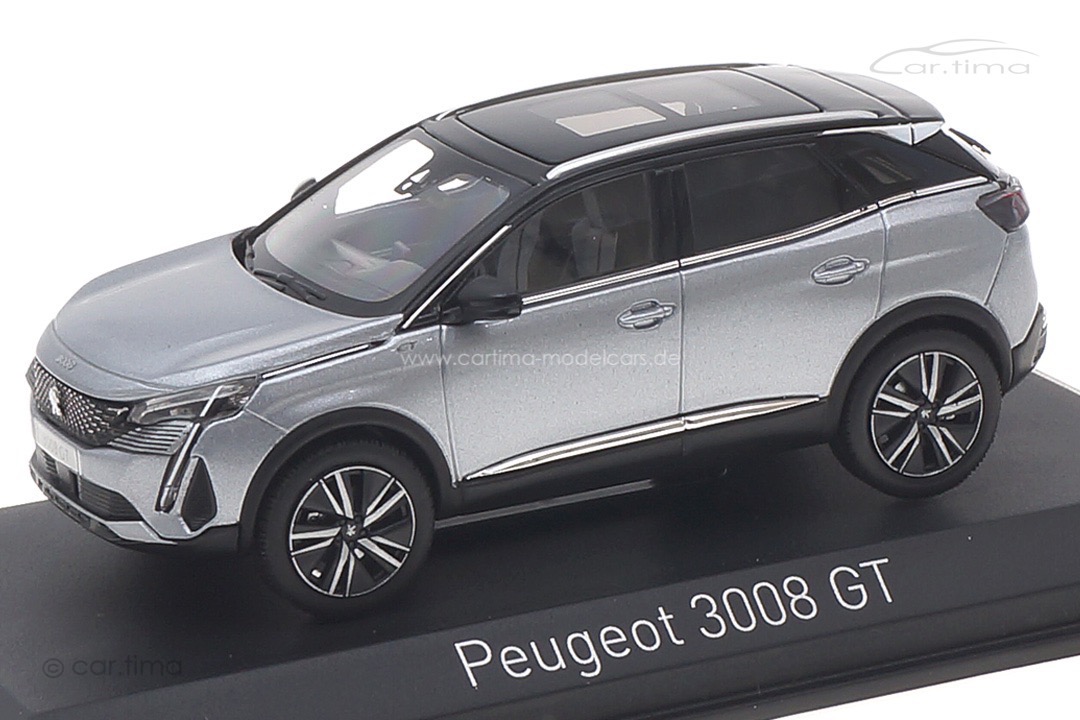 Peugeot 3008 GT 2021 Artense Grey Norev 1:43 473918 Peugeot 3008 GT 2021 Artense Grey Norev 1:43 473918