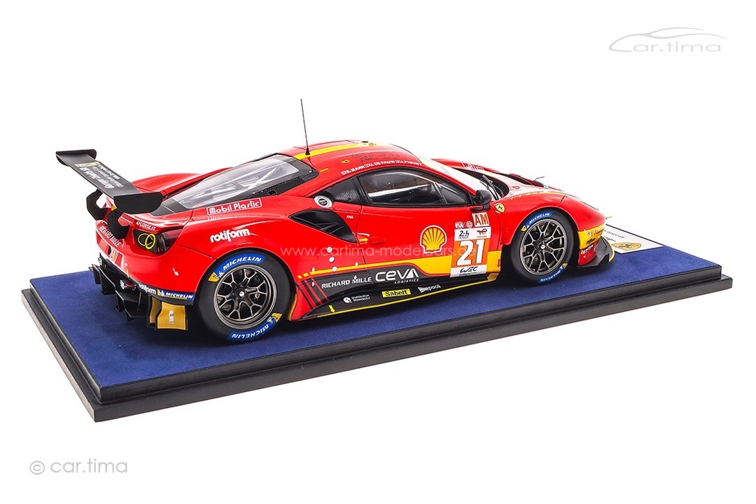 Ferrari 488 GTE EVO 24h Le Mans 2023 Mann/Piguet/de Pauw LookSmart 1:18 LS18LM036 Ferrari 488 GTE EVO 24h Le Mans 2023 Mann/Piguet/de Pauw LookSmart 1:18 LS18LM036