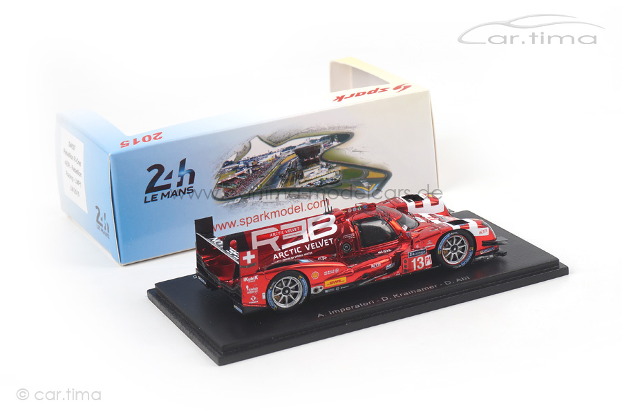 Rebellion R-One-AER 24h Le Mans 2015 Abt/Imperatori/Kraihamer Spark 1:43 S4637