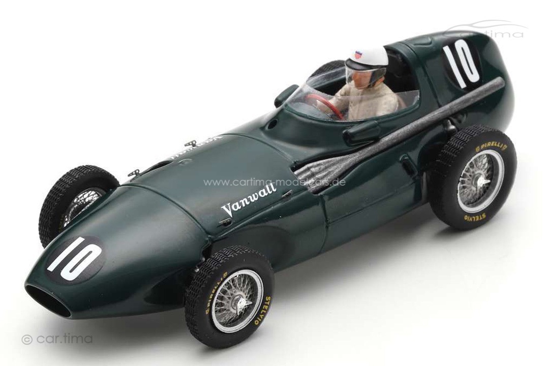 Miniature Voiture Vanwall 1956 - Mike Hawthorn, Shell N°24 - Cartrix Réf 0935