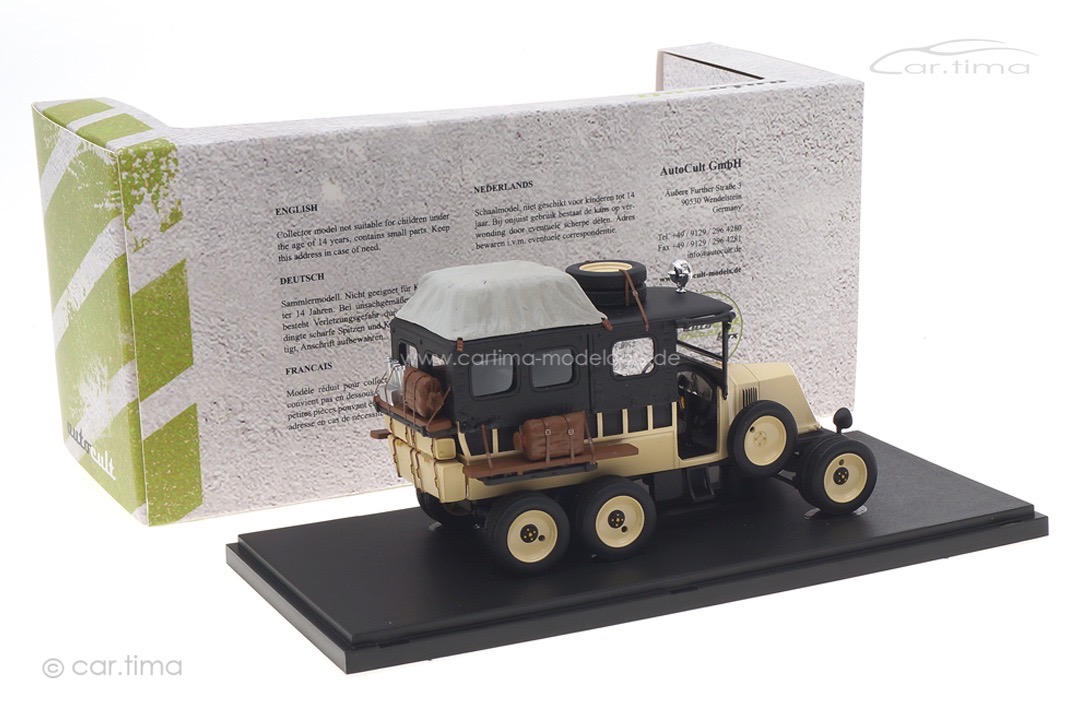 Renault Type MH6 Roues 1924 elfenbein/schwarz autocult 1:43 11016 Renault Type MH6 Roues 1924 elfenbein/schwarz autocult 1:43 11016