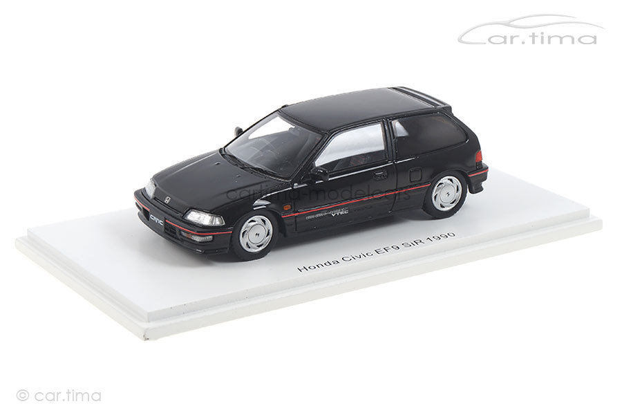 Honda Civic EF9 SiR schwarz Spark 1:43 S5452 Honda Civic EF9 SiR schwarz Spark 1:43 S5452