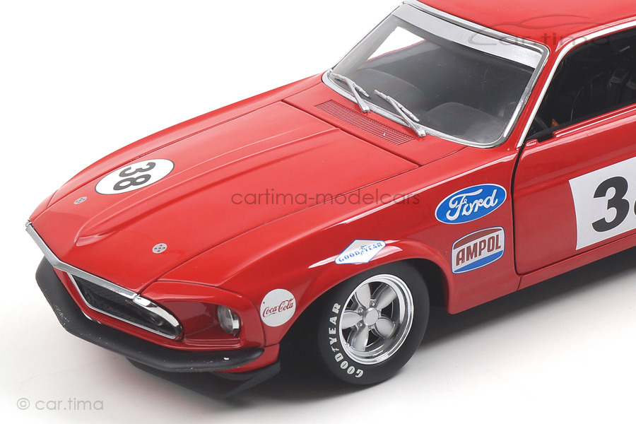 Ford Boss 302 Trans Am Mustang 1969 Allan Moffat ACME 1:18 A1801828 Ford Boss 302 Trans Am Mustang 1969 Allan Moffat ACME 1:18 A1801828