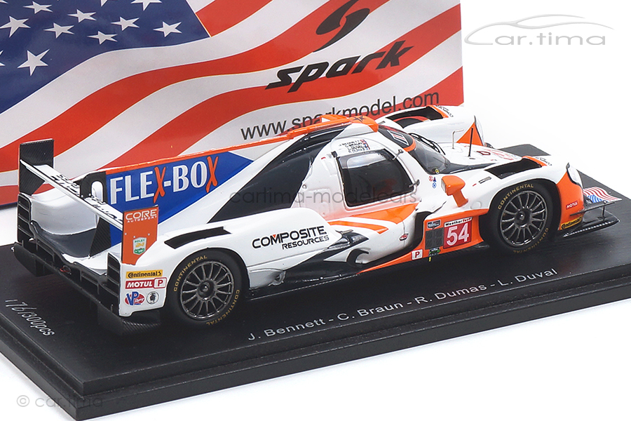 Oreca 07-Gibson 24h Daytona 2018 Bennett/Braun/Dumas Spark 1:43 US037 Oreca 07-Gibson 24h Daytona 2018 Bennett/Braun/Dumas Spark 1:43 US037