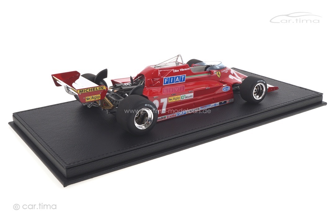 Ferrari 126 CK GP 1981 Gilles Villeneuve GP Replicas 1:18 GP16A Ferrari 126 CK GP 1981 Gilles Villeneuve GP Replicas 1:18 GP16A