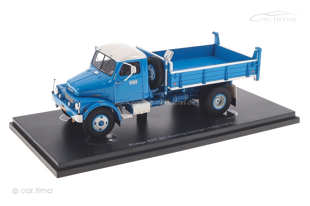 Praga S5T S3 Tuning Design blau/weiß autocult 1:43 90161