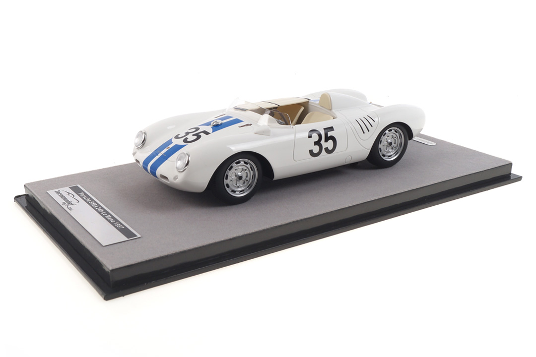 Porsche 550A RS 24h Le Mans 1957 Hugus/Godin de Beaufort Tecnomodel 1:18 TM18-141A