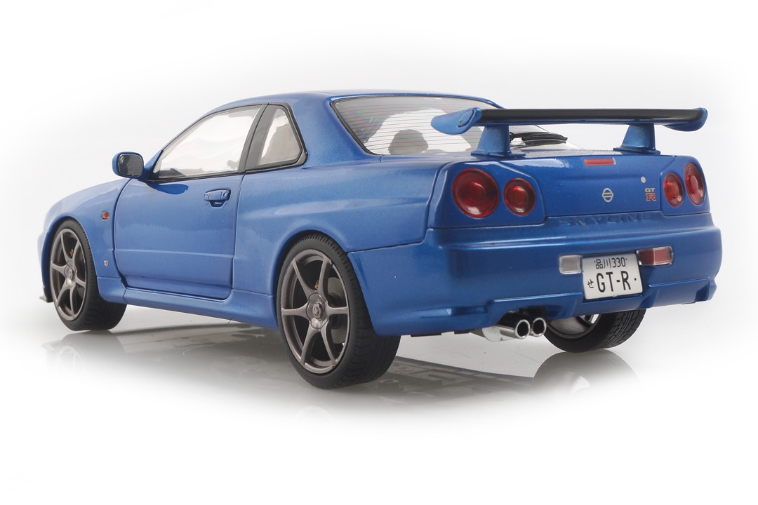 Nissan R34 GTR blau Solido 1:18 S1804301
