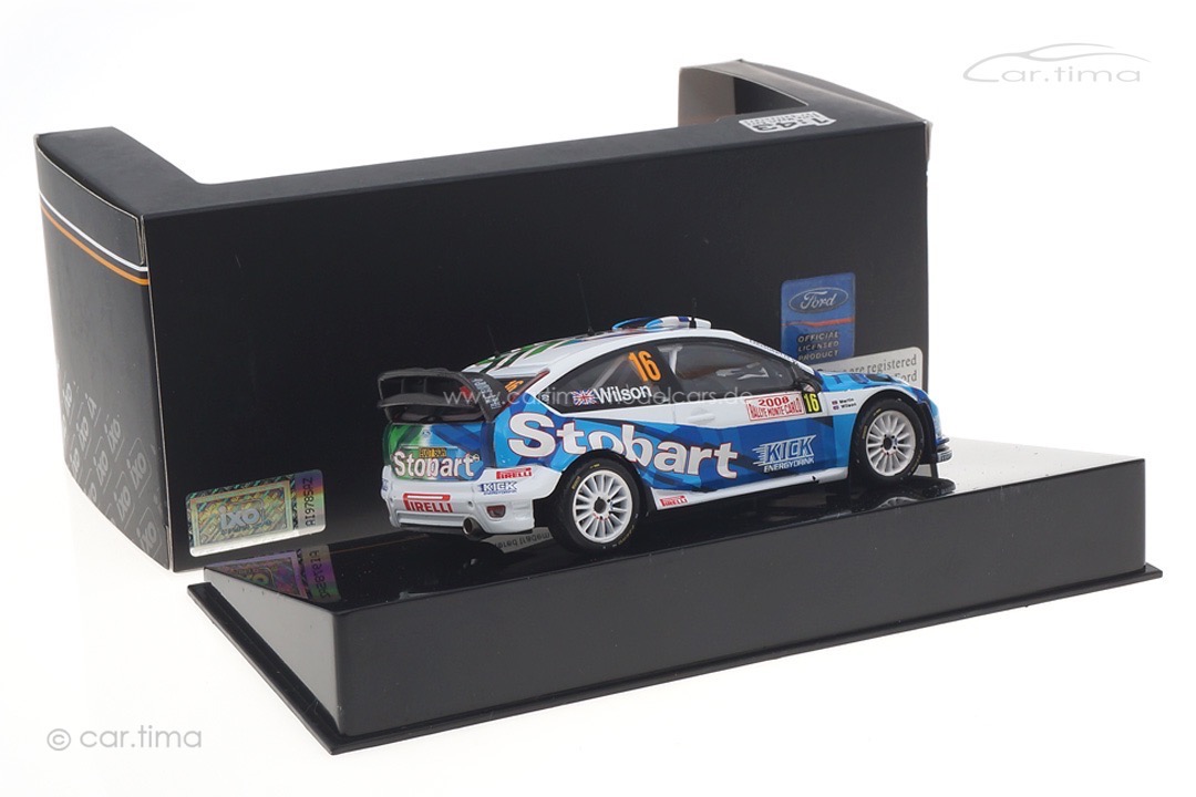 Ford Focus RS WRC 07 Rallye Monte Carlo 2008 Wilson/Martin IXO 1:43 RAM306