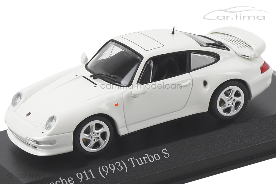 Porsche 911 (993) Turbo S Weiß Minichamps 1:43 CA04316003