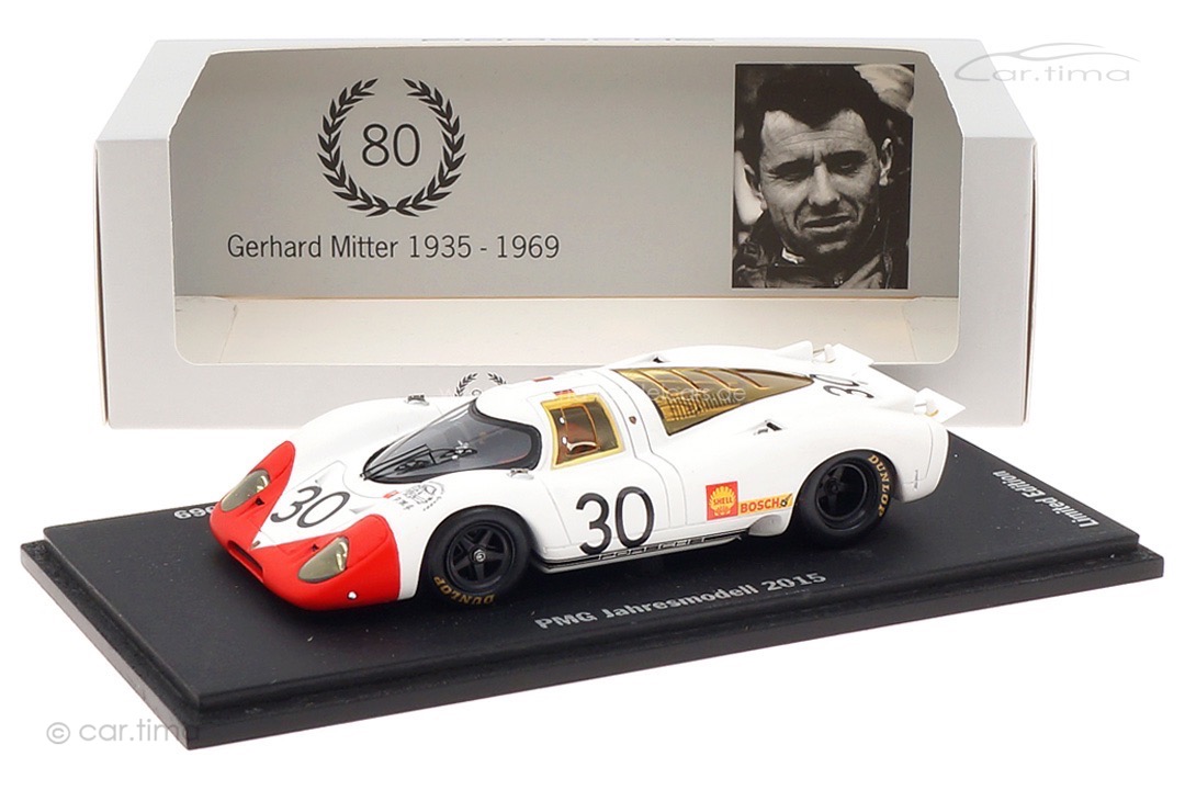 Porsche 917 Spa 1969 Gerhard Mitter PMG Jahresmodell 2015 Spark 1:43 SAM255