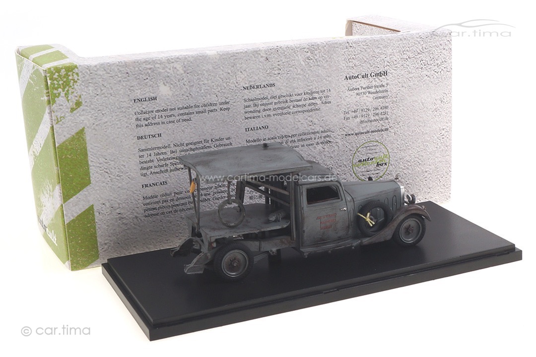 "Maybach DSH ""fahrbare Säge"" 1935 autocult 1:43 11013" "Maybach DSH ""fahrbare Säge"" 1935 autocult 1:43 11013"