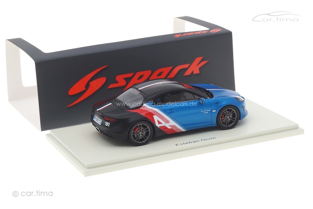 Alpine A110 Trackside GP Monza 2021 Esteban Ocon Spark 1:43 S6592 Alpine A110 Trackside GP Monza 2021 Esteban Ocon Spark 1:43 S6592
