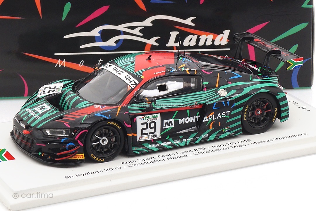 Audi R8 LMS 9h Kyalami 2019 Mies/Haase/Winkelhock Spark 1:43 FF004