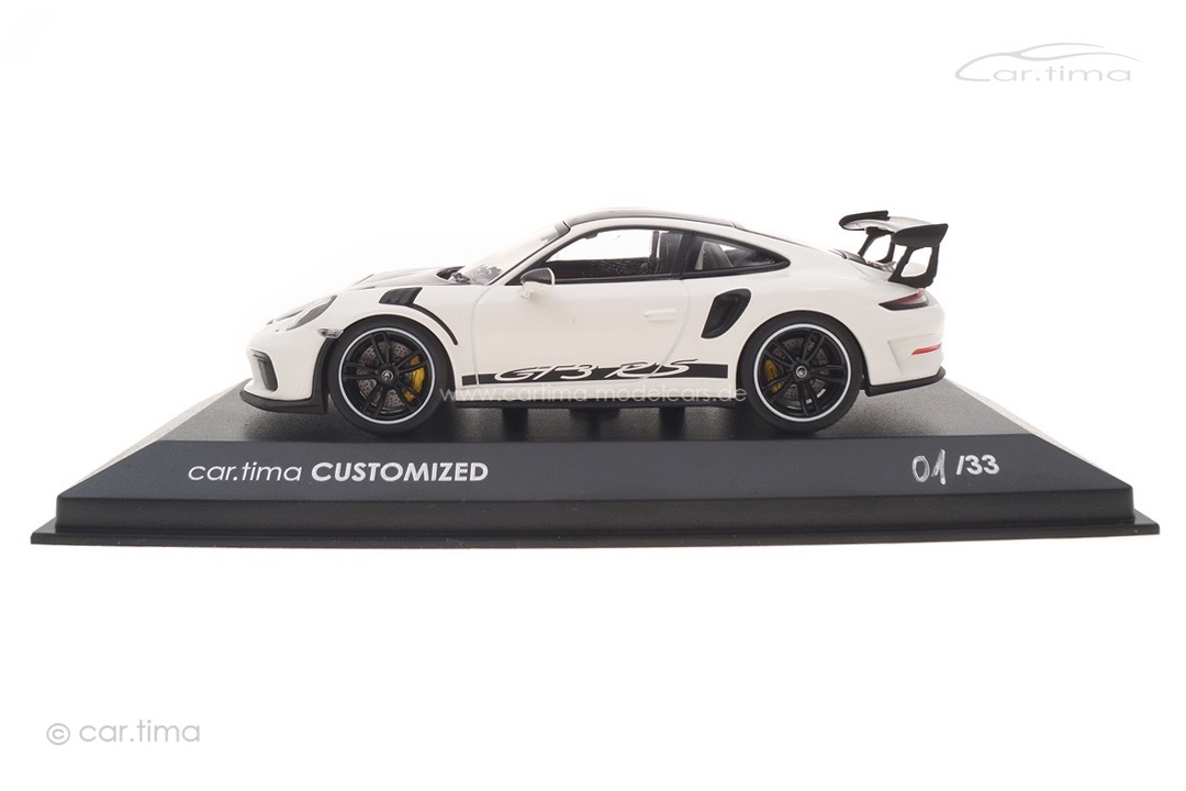 Porsche 911 GT3 RS "Bespoke" mit TECHART Formula IV Race Minichamps car.tima CUSTOMIZED 1:43 Porsche 911 GT3 RS "Bespoke" mit TECHART Formula IV Race Minichamps car.tima CUSTOMIZED 1:43