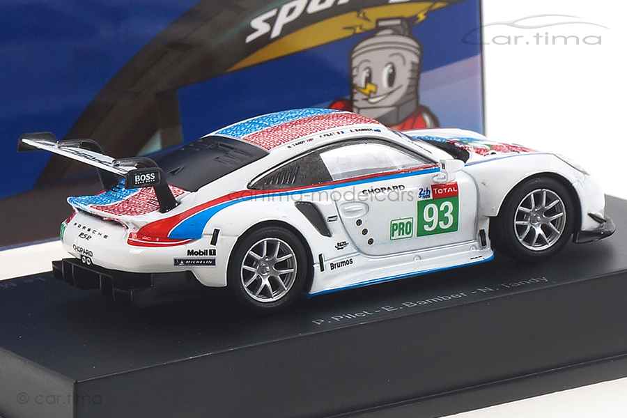 Porsche 911 RSR 24h Le Mans 2019 Bamber/Pilet/Tandy Spark 1:64 Y141