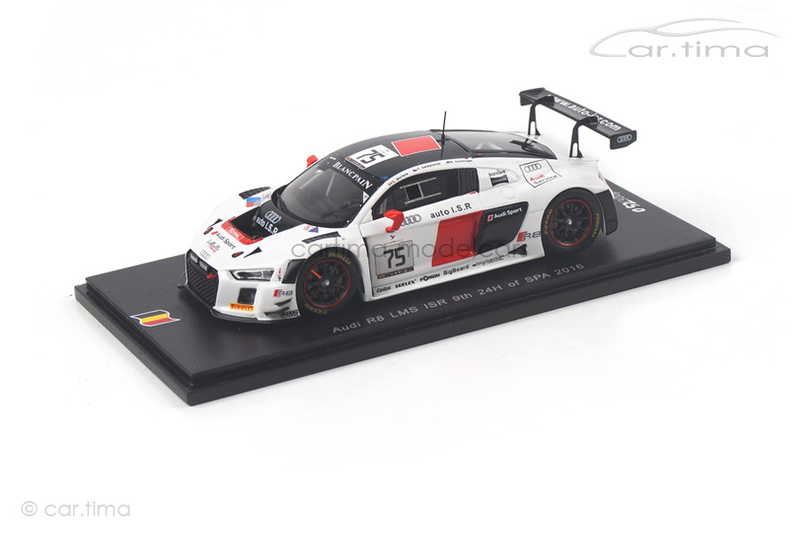 Audi R8 LMS 24h Spa 2016 Mortara/Stockinger/Salaquarda Spark 1:43 SB129 Audi R8 LMS 24h Spa 2016 Mortara/Stockinger/Salaquarda Spark 1:43 SB129