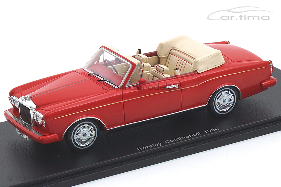 Bentley Continental Convertible 1984 rot Spark 1:43 S3824 Bentley Continental Convertible 1984 rot Spark 1:43 S3824