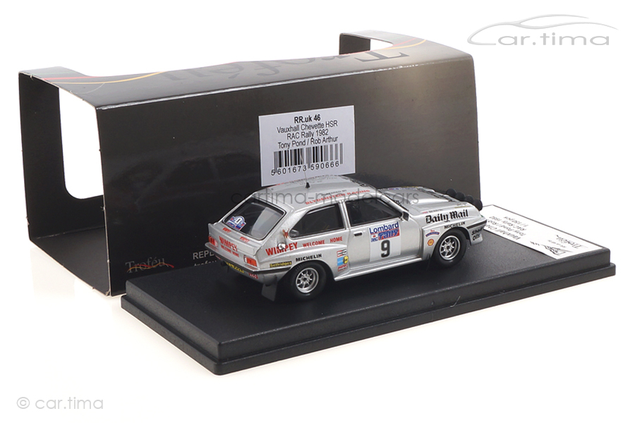 Vauxhall Chevette HSR RAC Rallye 1982 Pond/Arthur Trofeu 1:43 RRUK46 Vauxhall Chevette HSR RAC Rallye 1982 Pond/Arthur Trofeu 1:43 RRUK46