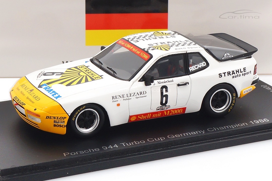 Porsche 944 Winner Turbo Cup Germany 1986 Joachim Winkelhock Spark 1:43 SG830