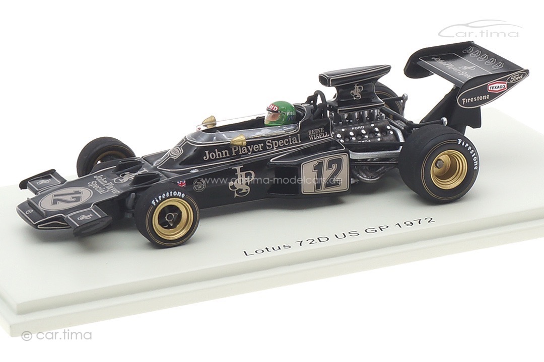 Lotus 72D GP USA 1972 Reine Wisell Spark 1:43 S7295 Lotus 72D GP USA 1972 Reine Wisell Spark 1:43 S7295