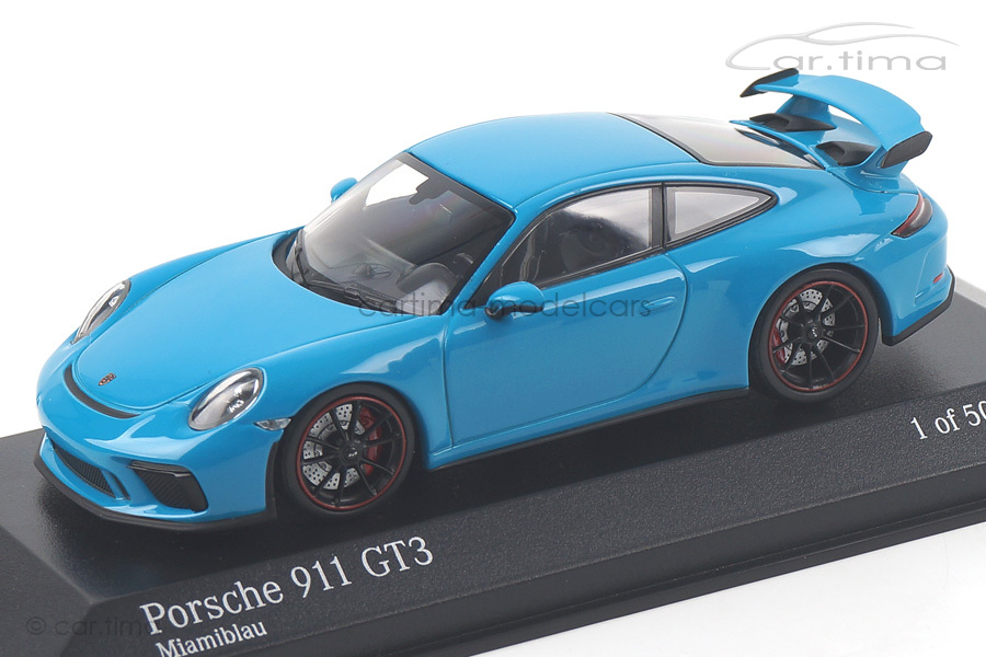Porsche 911 GT3 (991 II) Miamiblau Minichamps 1:43 410066022 Porsche 911 GT3 (991 II) Miamiblau Minichamps 1:43 410066022