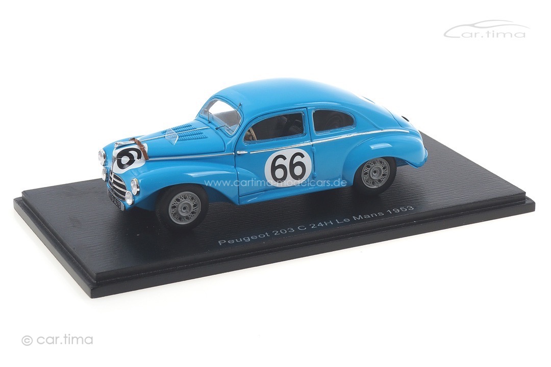 Peugeot 203 C 24h Le Mans 1953 Aunaud/Constantin Spark 1:43 S4738 Peugeot 203 C 24h Le Mans 1953 Aunaud/Constantin Spark 1:43 S4738
