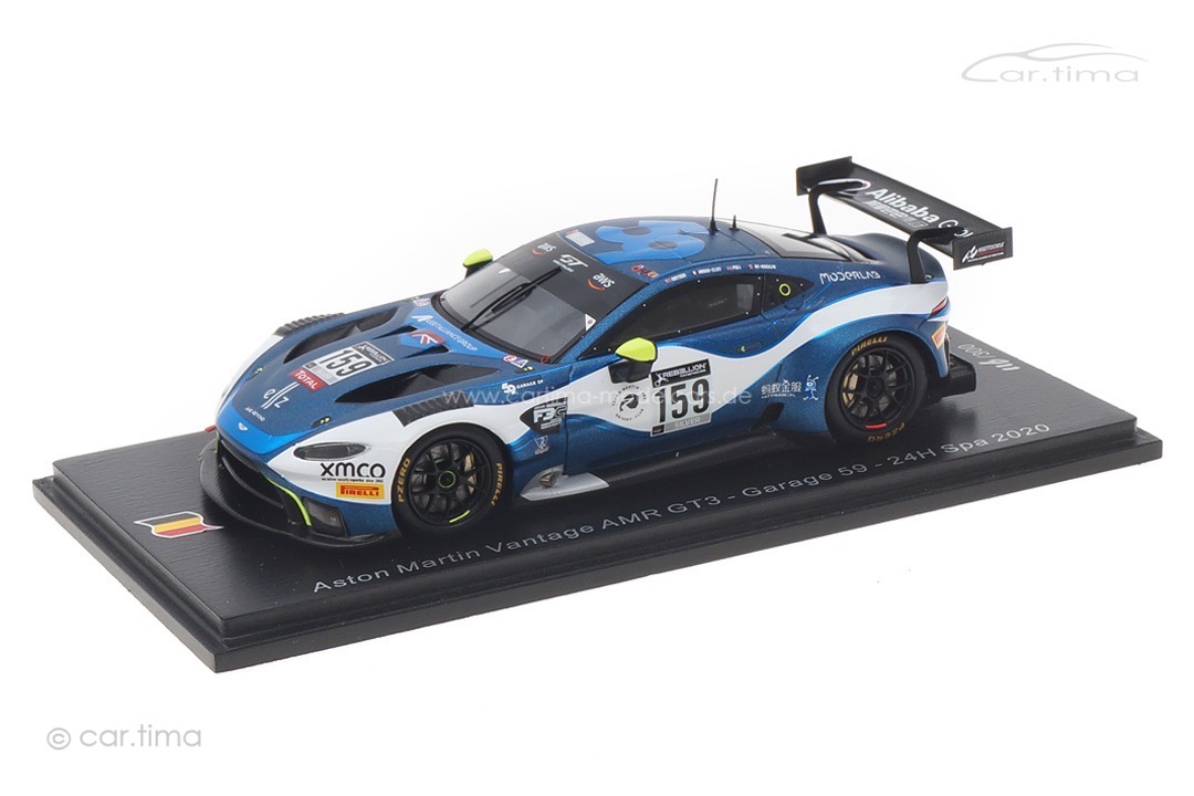 Aston Martin Vantage AMR GT3 24h Spa 2020 de Angelis/Pull/Watson Spark 1:43 SB403