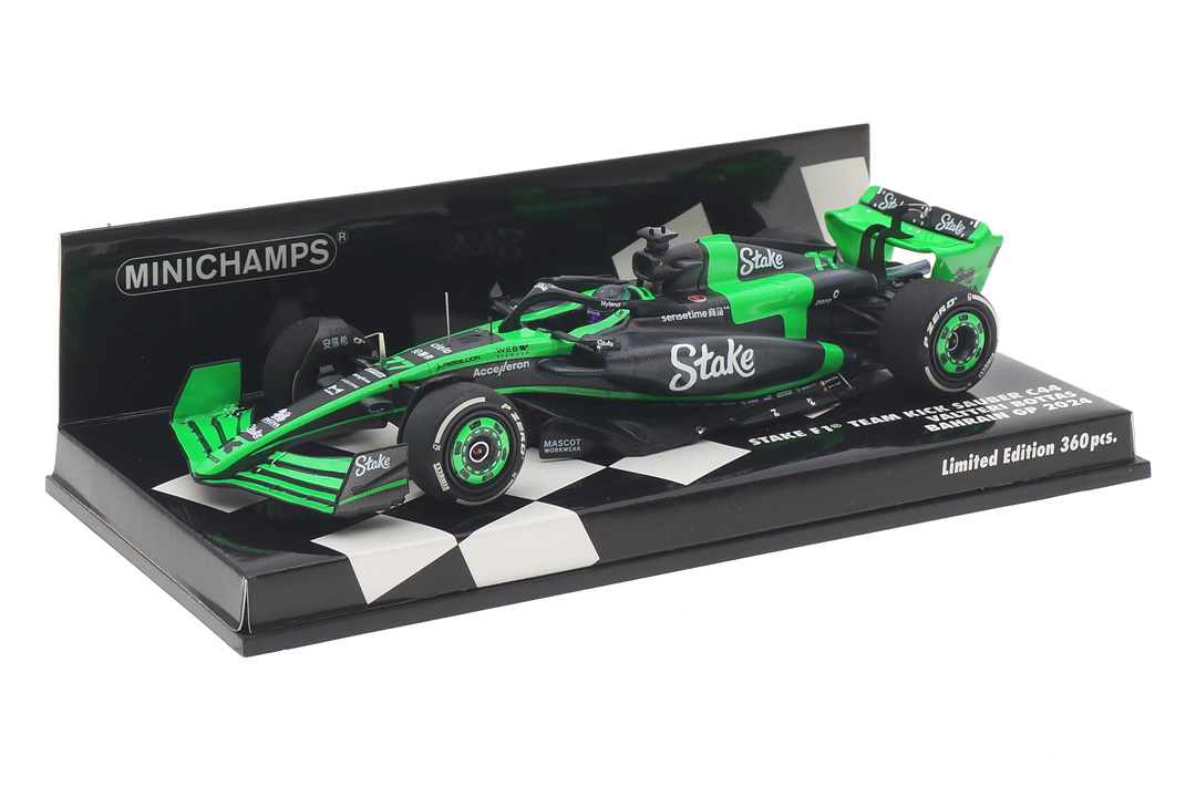 Stake F1 Team Kick Sauber C44 GP Bahrain 2024 Valtteri Bottas Minichamps 1:43 417240177