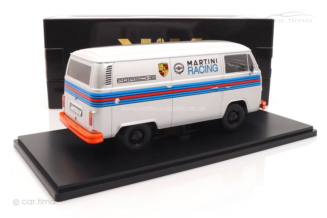 VW T2b Porsche Renndienst Martini Racing silber KK Scale 1:18 KKDC181416