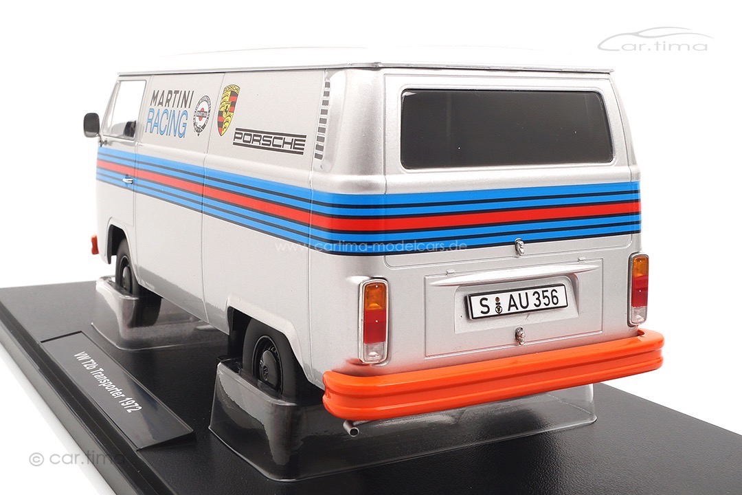 VW T2b Porsche Renndienst Martini Racing silber KK Scale 1:18 KKDC181416